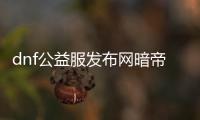 dnf公益服发布网暗帝（dnf暗帝公平pk）